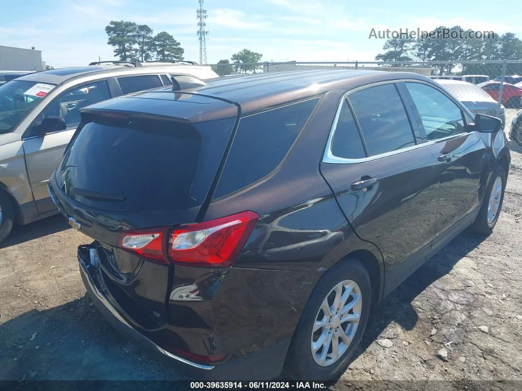 2020 Chevrolet Equinox Fwd Lt 1.5l Turbo Dark Brown vin: 2GNAXKEV2L6112415