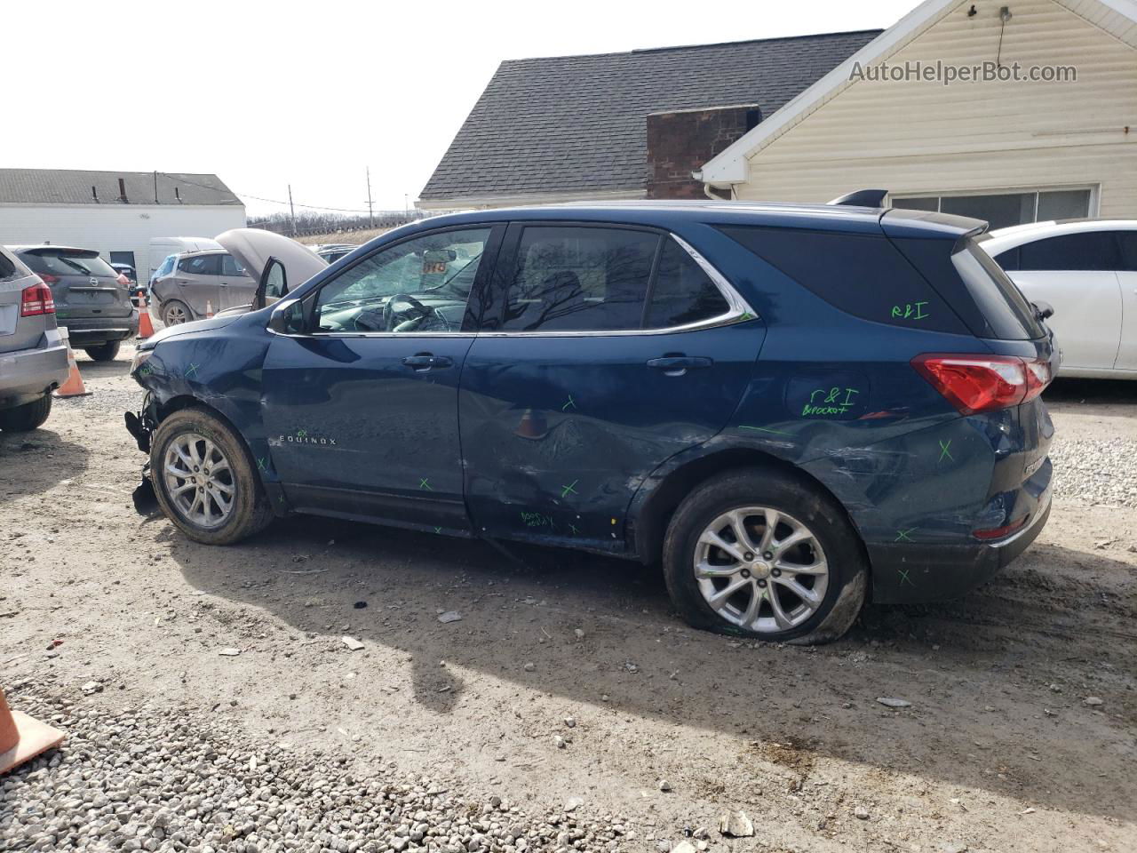 2020 Chevrolet Equinox Lt Blue vin: 2GNAXKEV3L6195109