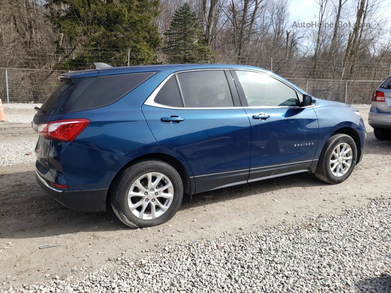 2020 Chevrolet Equinox Lt Синий vin: 2GNAXKEV3L6195109