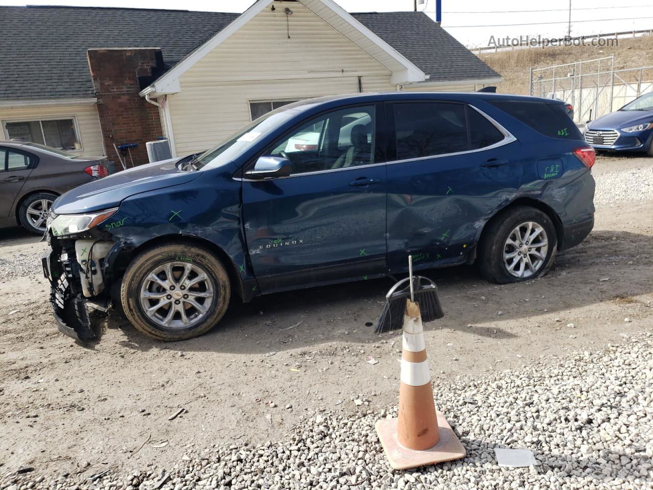 2020 Chevrolet Equinox Lt Blue vin: 2GNAXKEV3L6195109