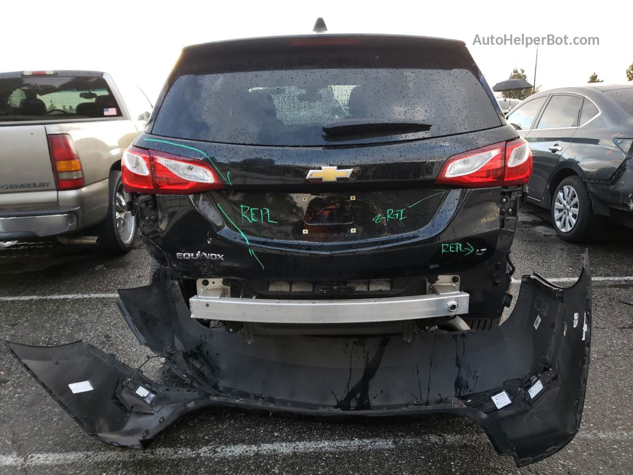 2020 Chevrolet Equinox Lt Black vin: 2GNAXKEV3L6218257