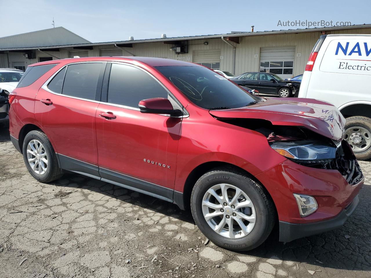 2019 Chevrolet Equinox Lt Red vin: 2GNAXKEV4K6148802