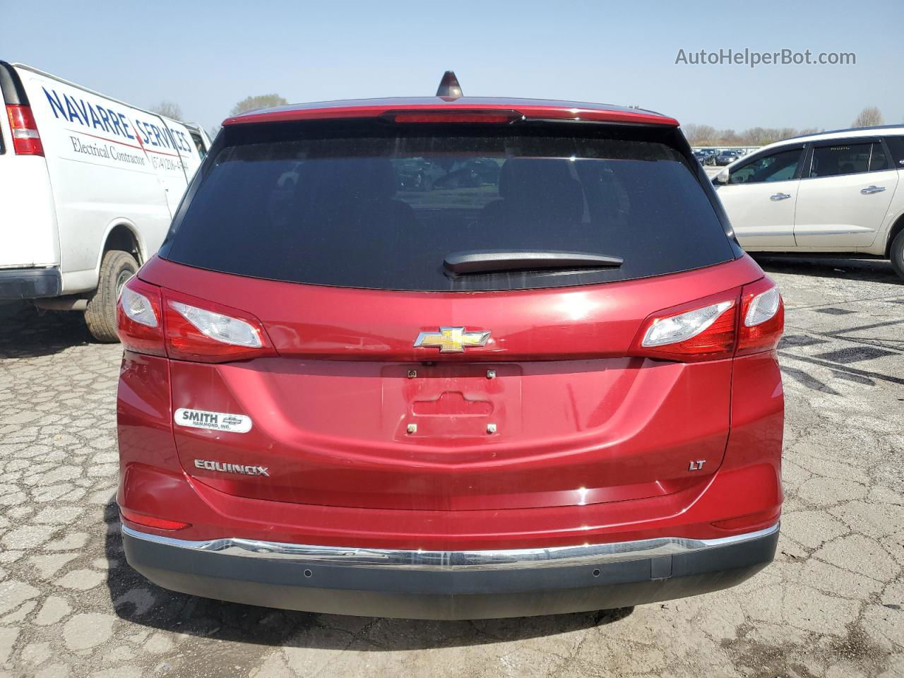 2019 Chevrolet Equinox Lt Red vin: 2GNAXKEV4K6148802