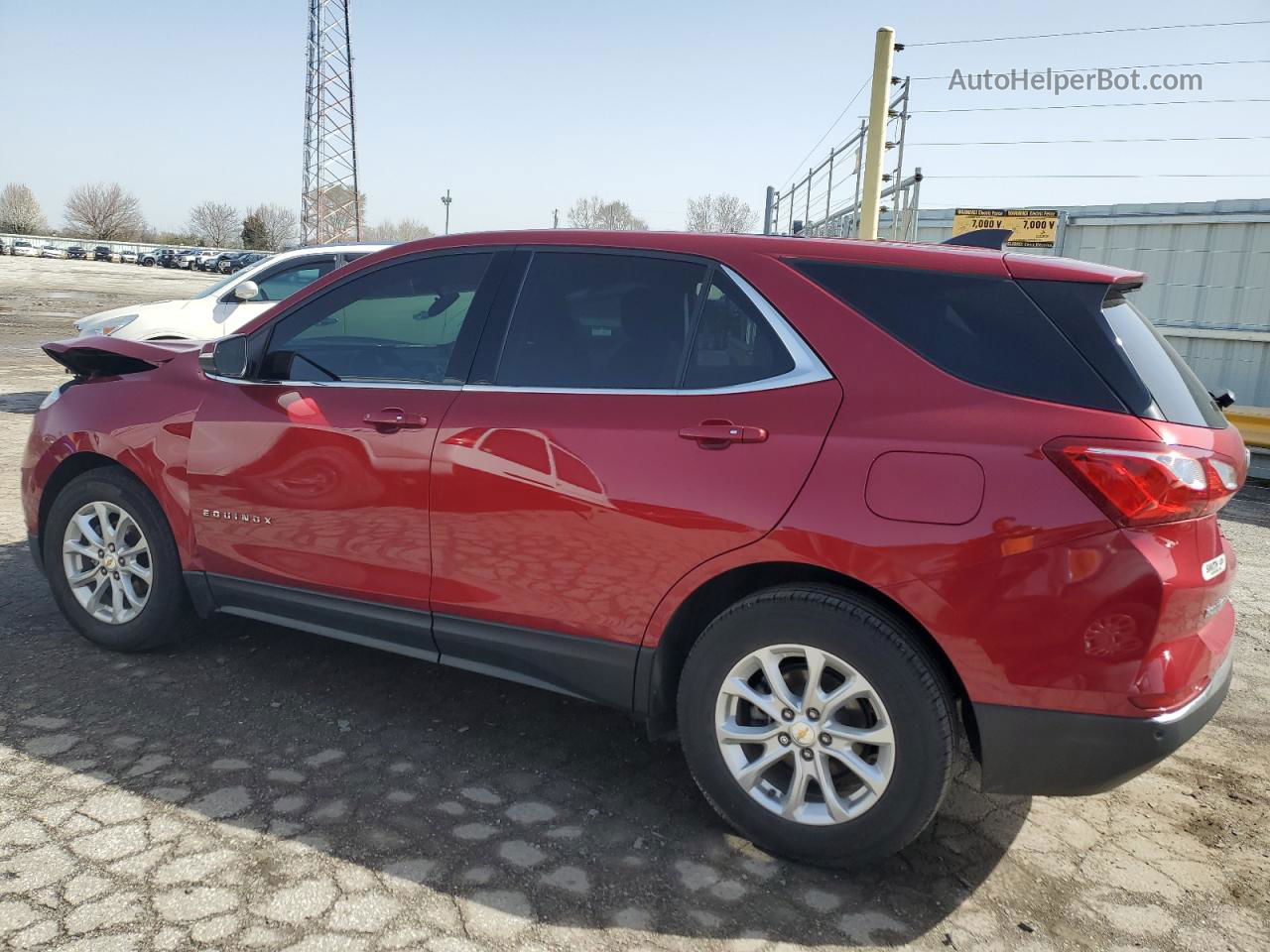 2019 Chevrolet Equinox Lt Red vin: 2GNAXKEV4K6148802