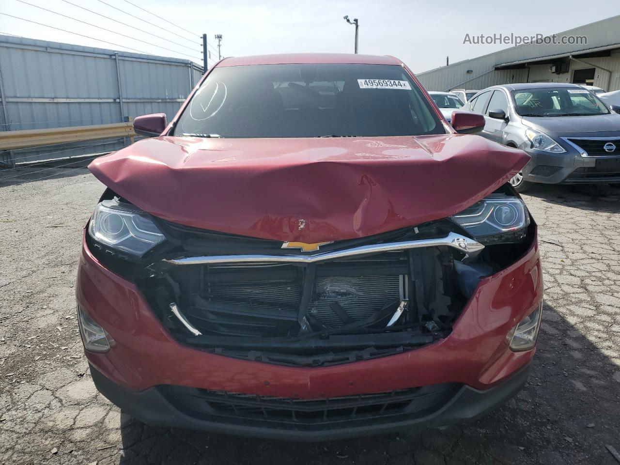 2019 Chevrolet Equinox Lt Red vin: 2GNAXKEV4K6148802