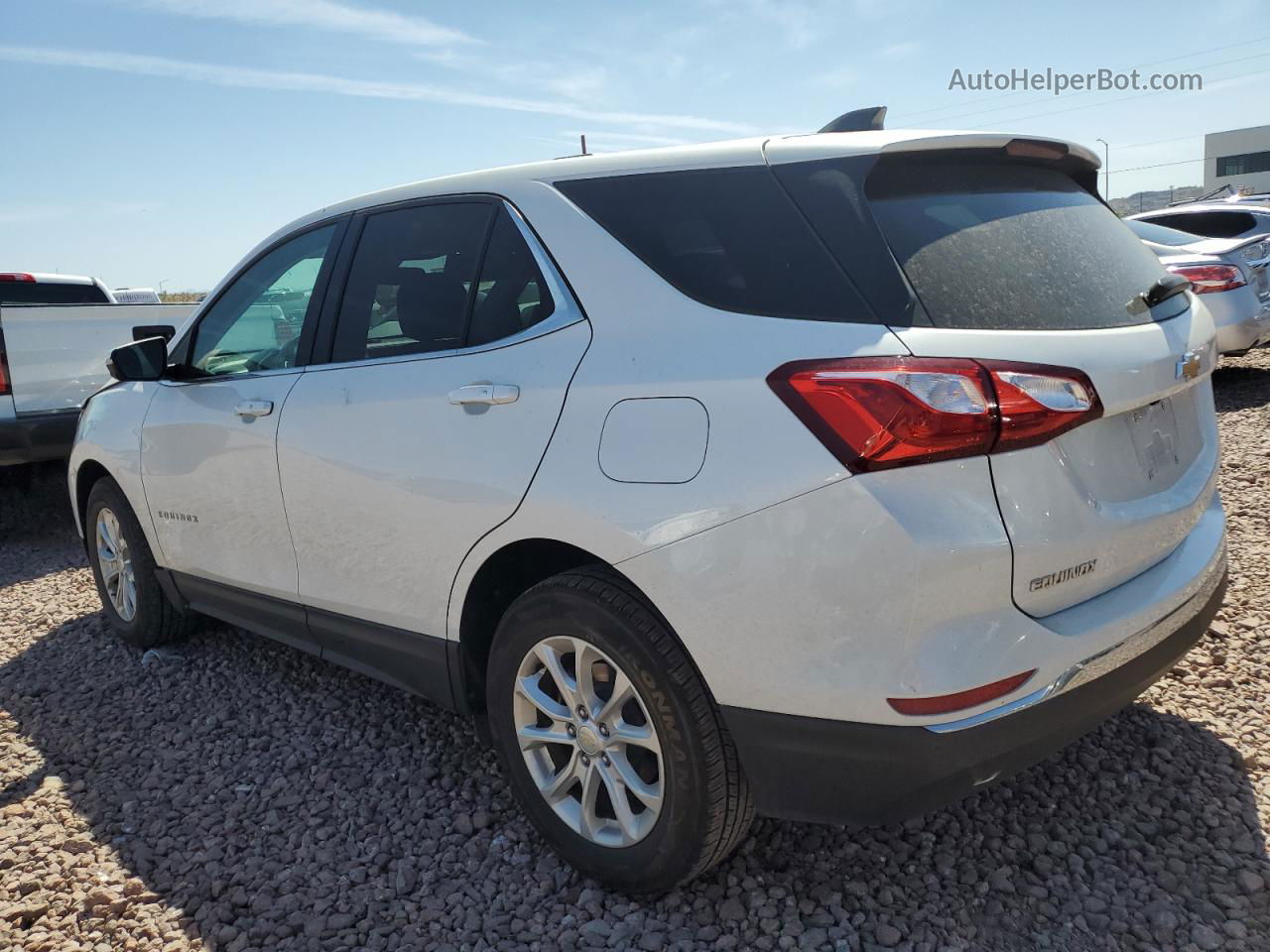 2019 Chevrolet Equinox Lt White vin: 2GNAXKEV4K6305809