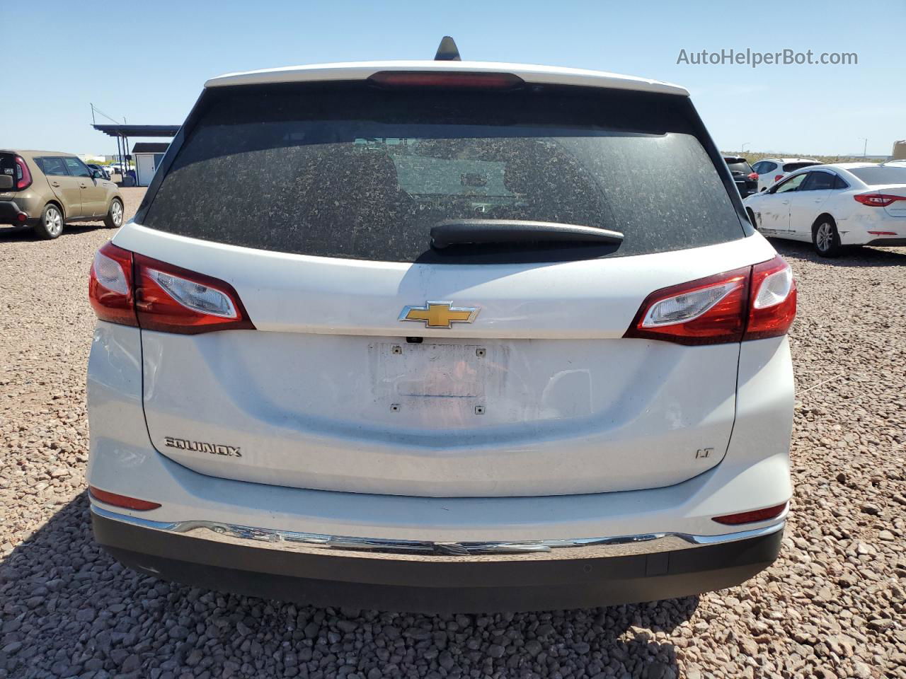 2019 Chevrolet Equinox Lt White vin: 2GNAXKEV4K6305809