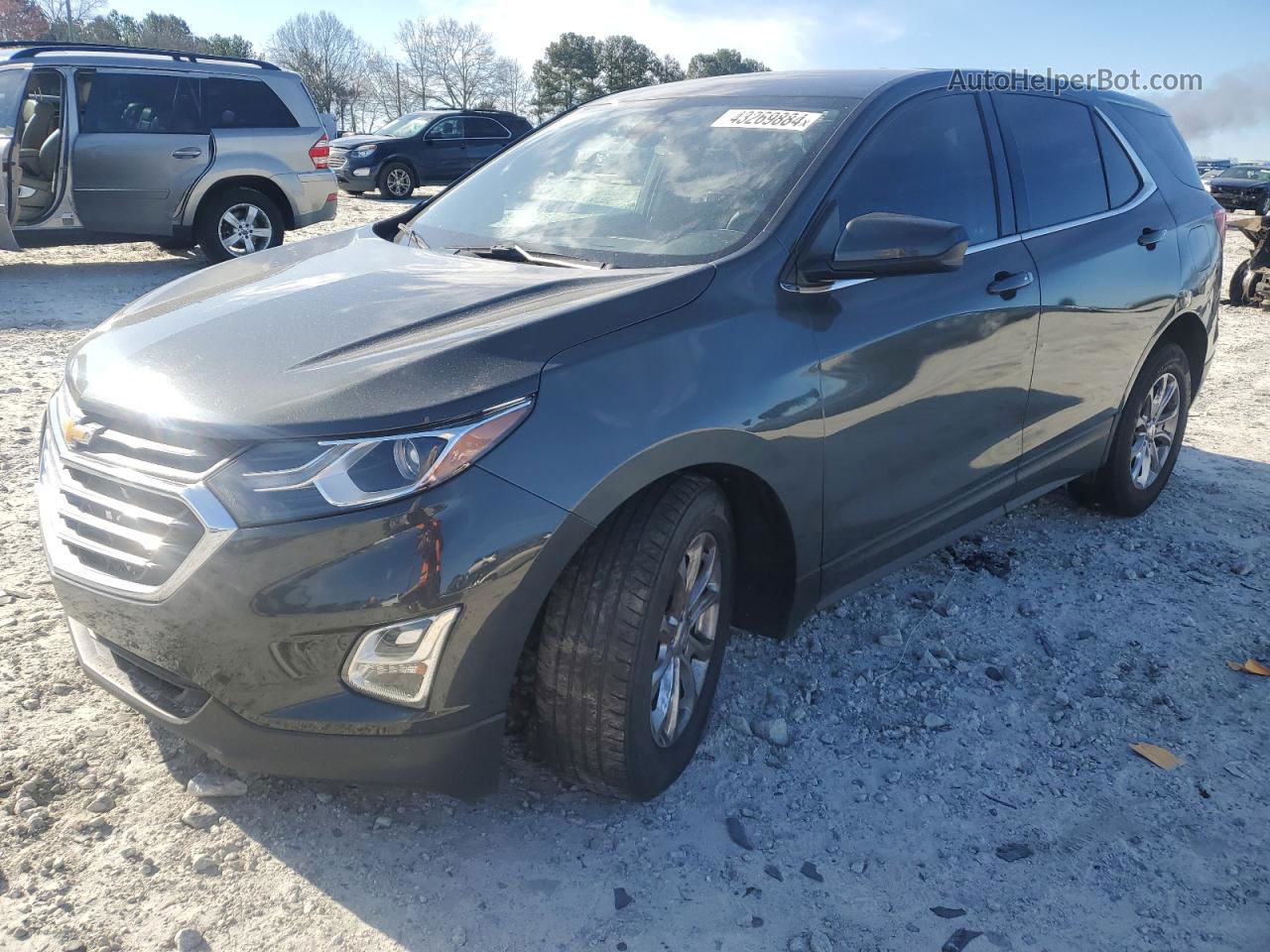 2020 Chevrolet Equinox Lt Gray vin: 2GNAXKEV4L6199489