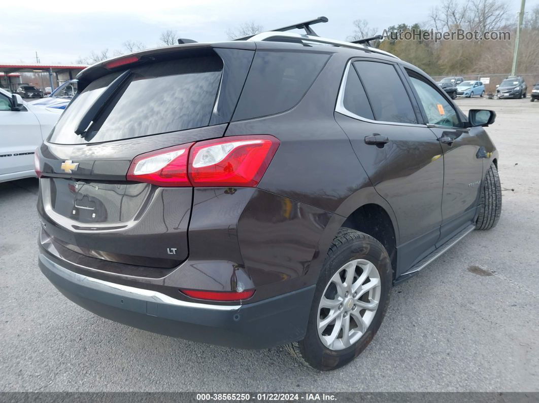 2020 Chevrolet Equinox Fwd Lt 1.5l Turbo Brown vin: 2GNAXKEV4L6256323