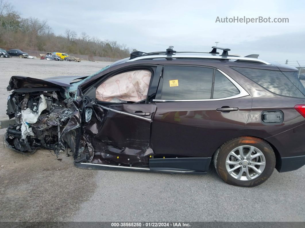 2020 Chevrolet Equinox Fwd Lt 1.5l Turbo Brown vin: 2GNAXKEV4L6256323