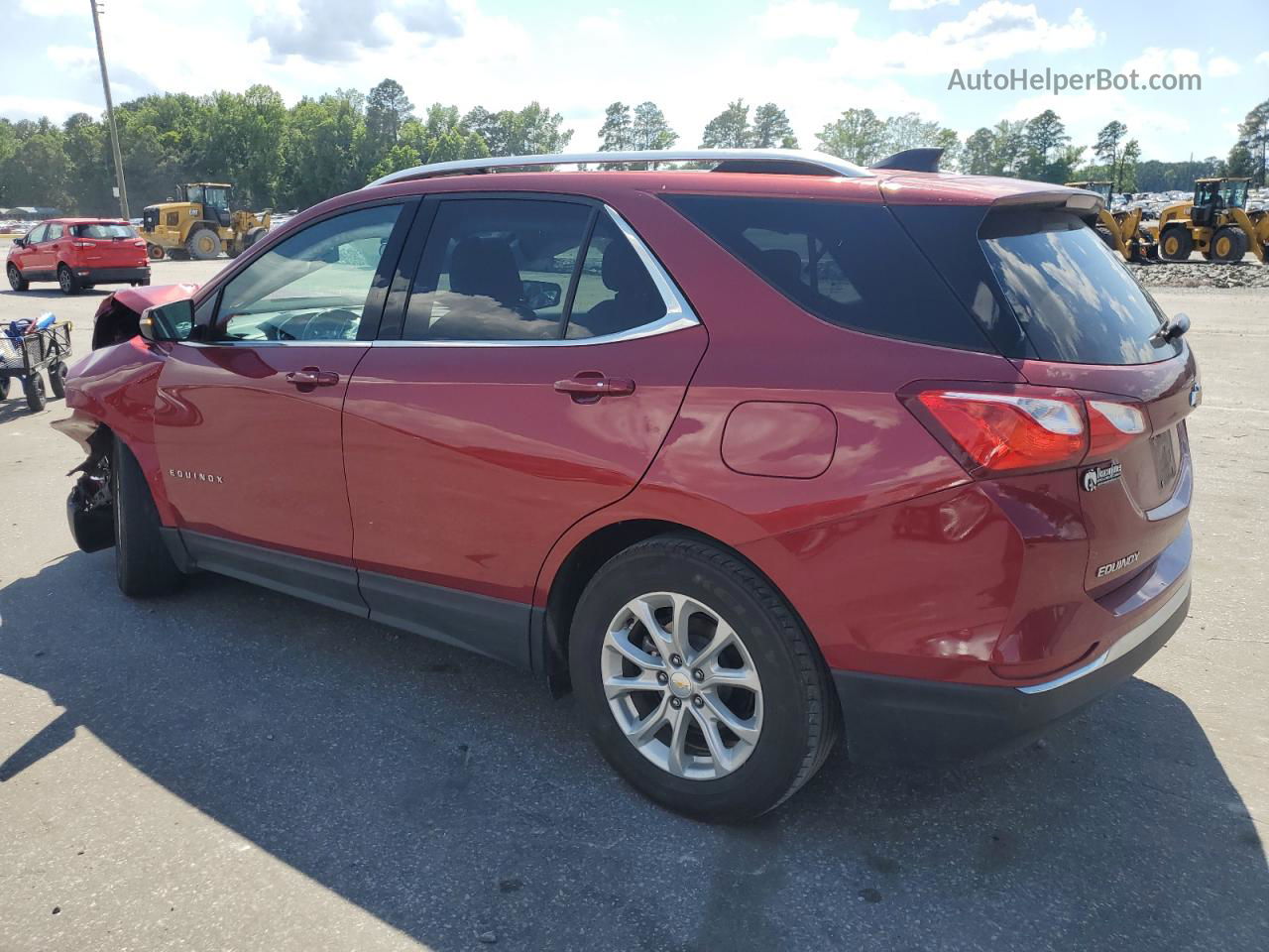 2019 Chevrolet Equinox Lt Red vin: 2GNAXKEV5K6132351