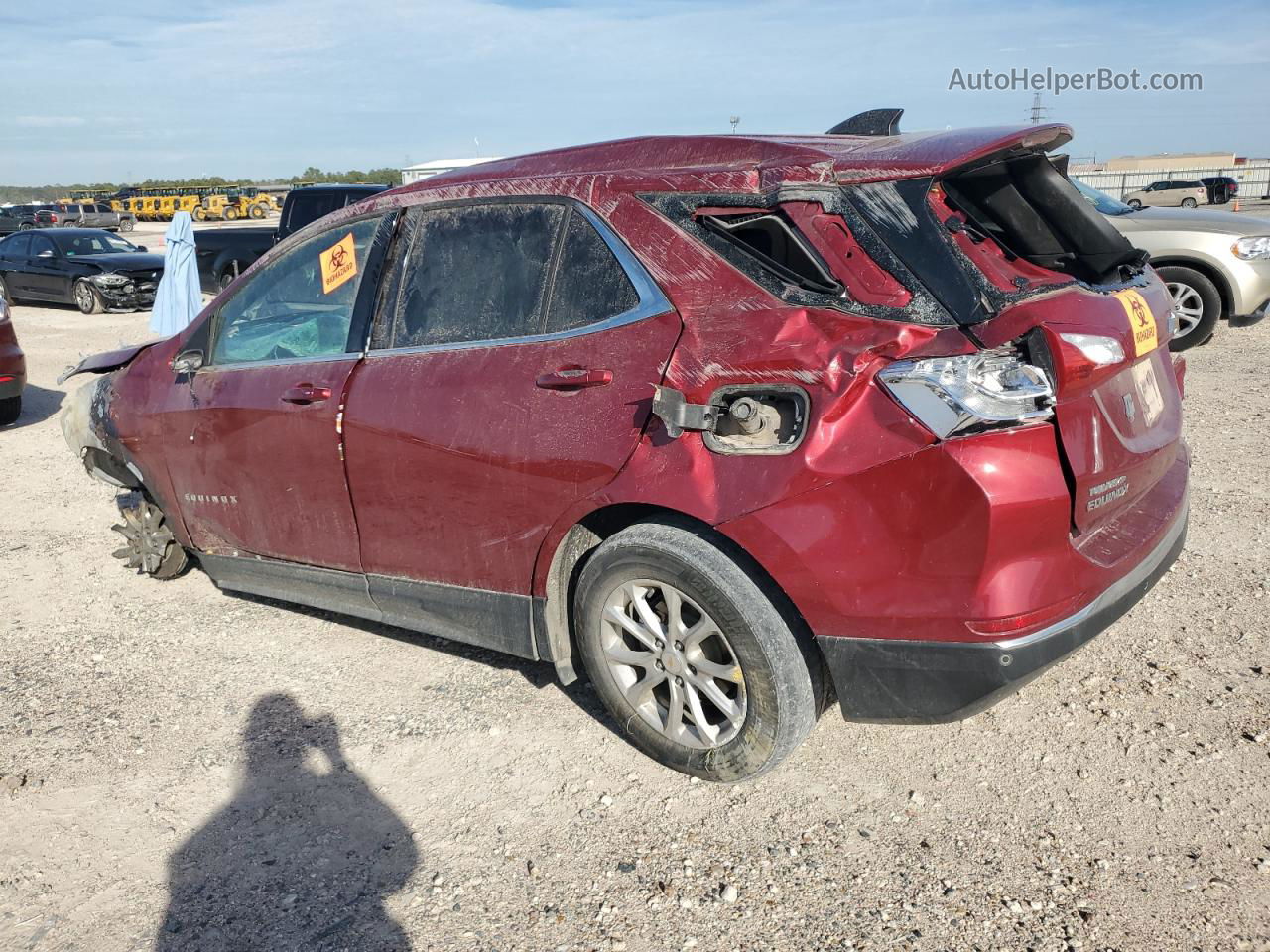 2020 Chevrolet Equinox Lt Red vin: 2GNAXKEV5L6268349