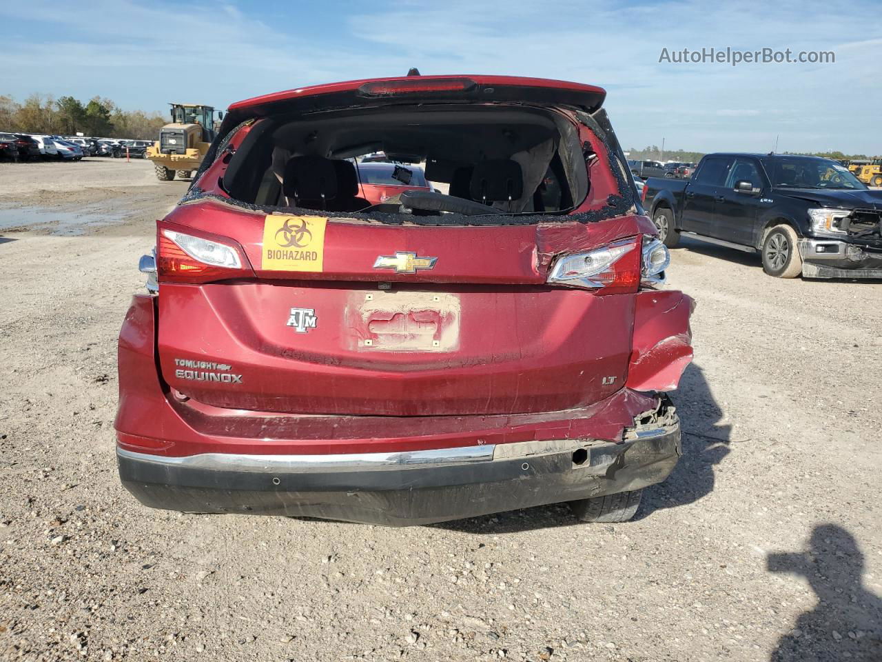 2020 Chevrolet Equinox Lt Red vin: 2GNAXKEV5L6268349