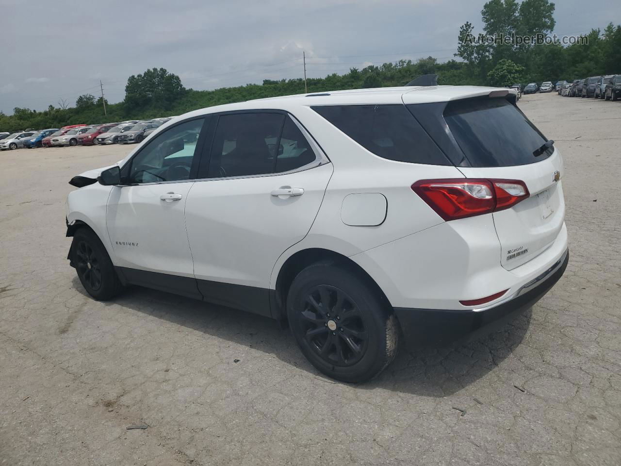 2019 Chevrolet Equinox Lt White vin: 2GNAXKEV6K6181624