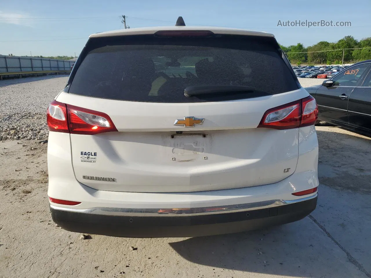 2020 Chevrolet Equinox Lt White vin: 2GNAXKEV6L6160063