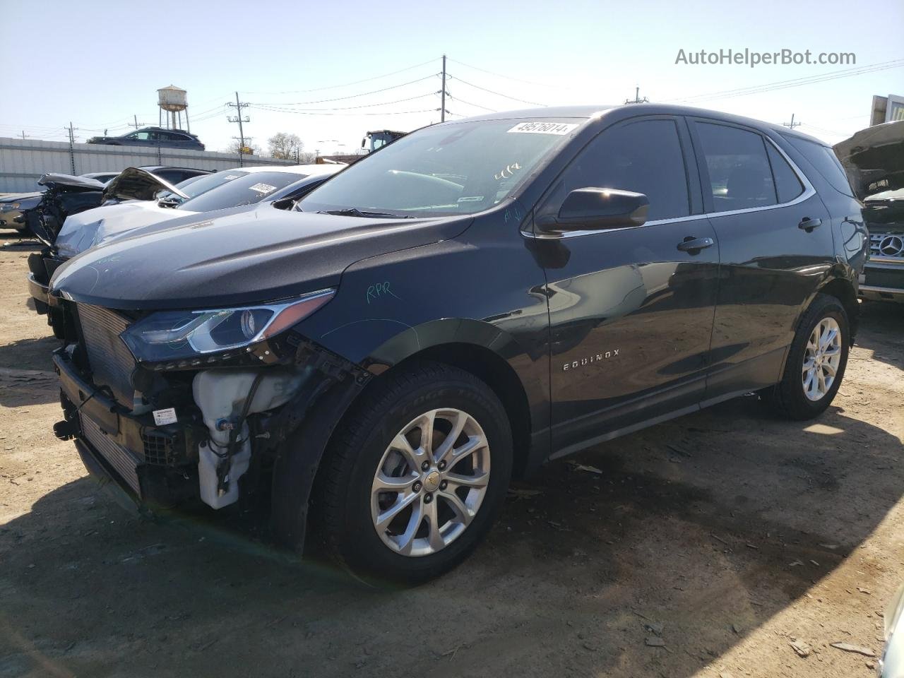 2020 Chevrolet Equinox Lt Черный vin: 2GNAXKEV6L6186517