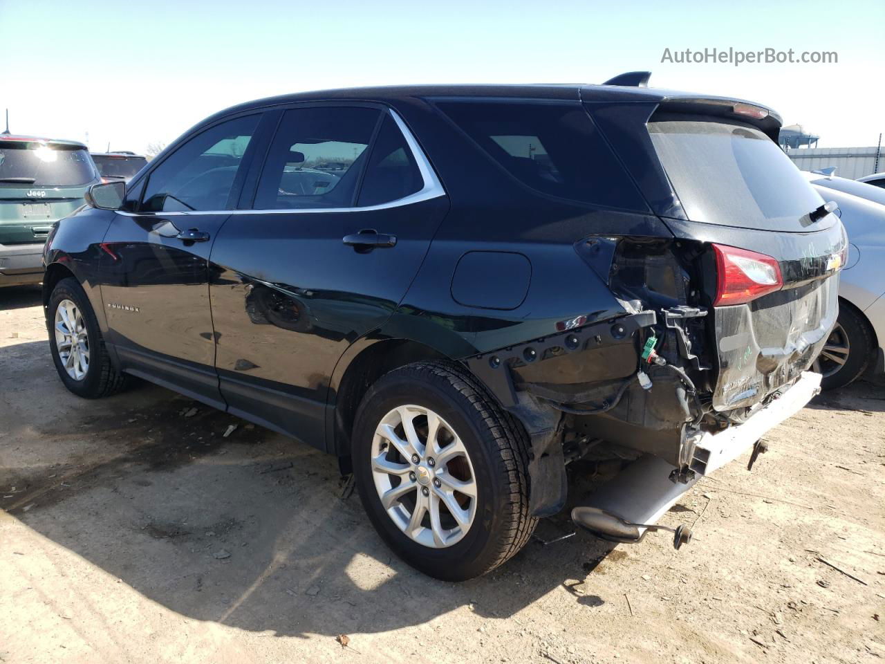 2020 Chevrolet Equinox Lt Черный vin: 2GNAXKEV6L6186517