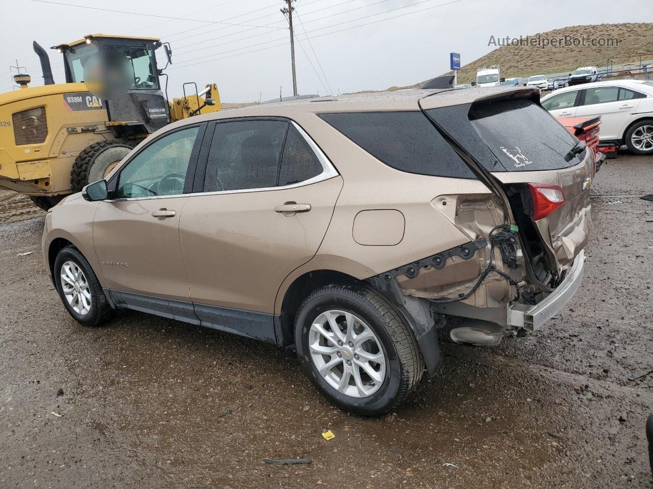 2019 Chevrolet Equinox Lt Коричневый vin: 2GNAXKEV7K6106351