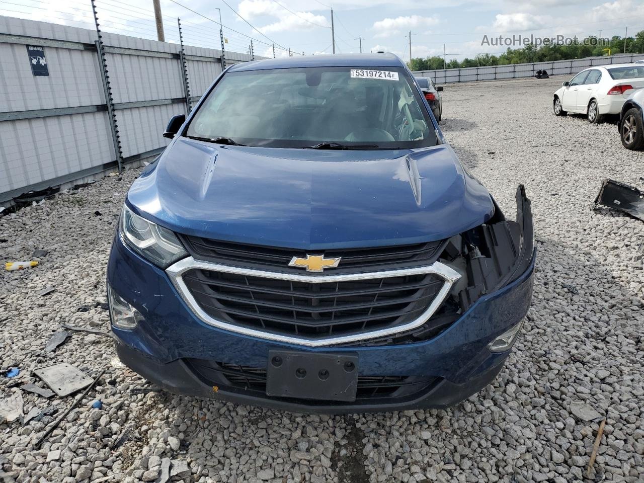2019 Chevrolet Equinox Lt Blue vin: 2GNAXKEV7K6158532