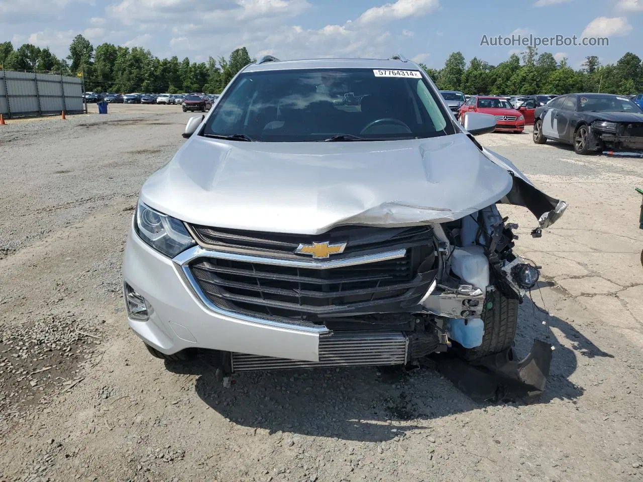 2019 Chevrolet Equinox Lt Silver vin: 2GNAXKEV7K6171118