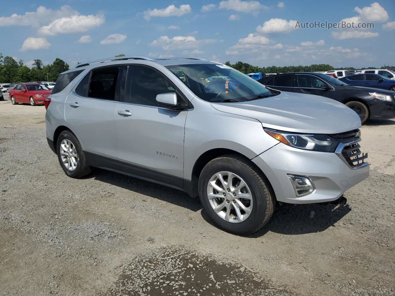 2019 Chevrolet Equinox Lt Silver vin: 2GNAXKEV7K6171118