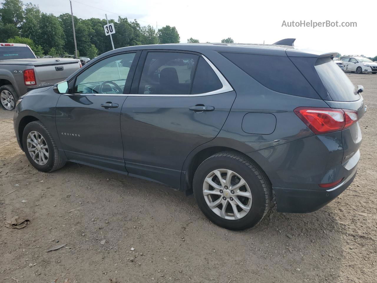 2019 Chevrolet Equinox Lt Серый vin: 2GNAXKEV7K6207261