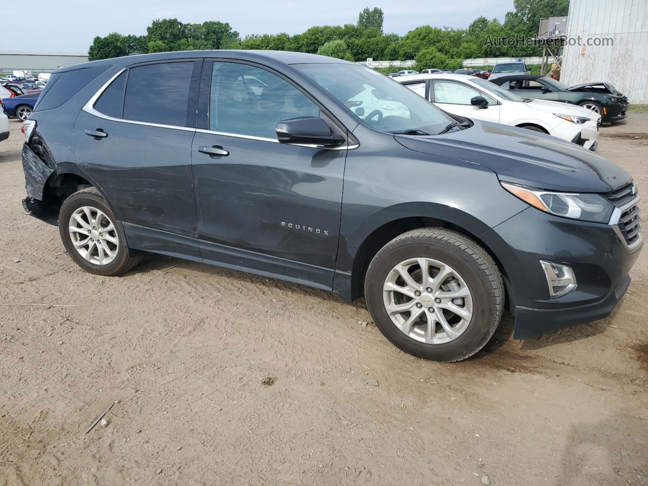 2019 Chevrolet Equinox Lt Серый vin: 2GNAXKEV7K6207261