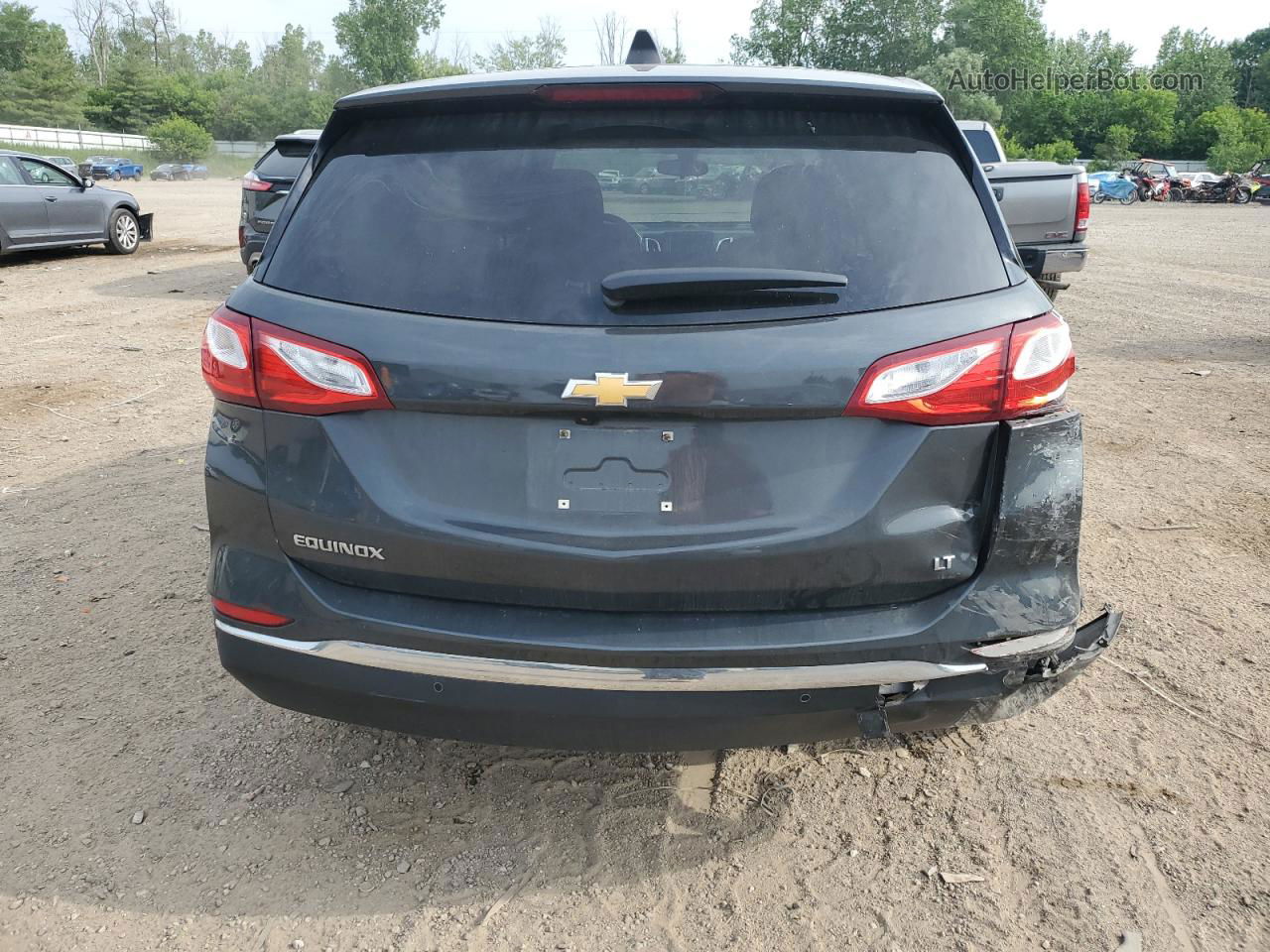 2019 Chevrolet Equinox Lt Серый vin: 2GNAXKEV7K6207261