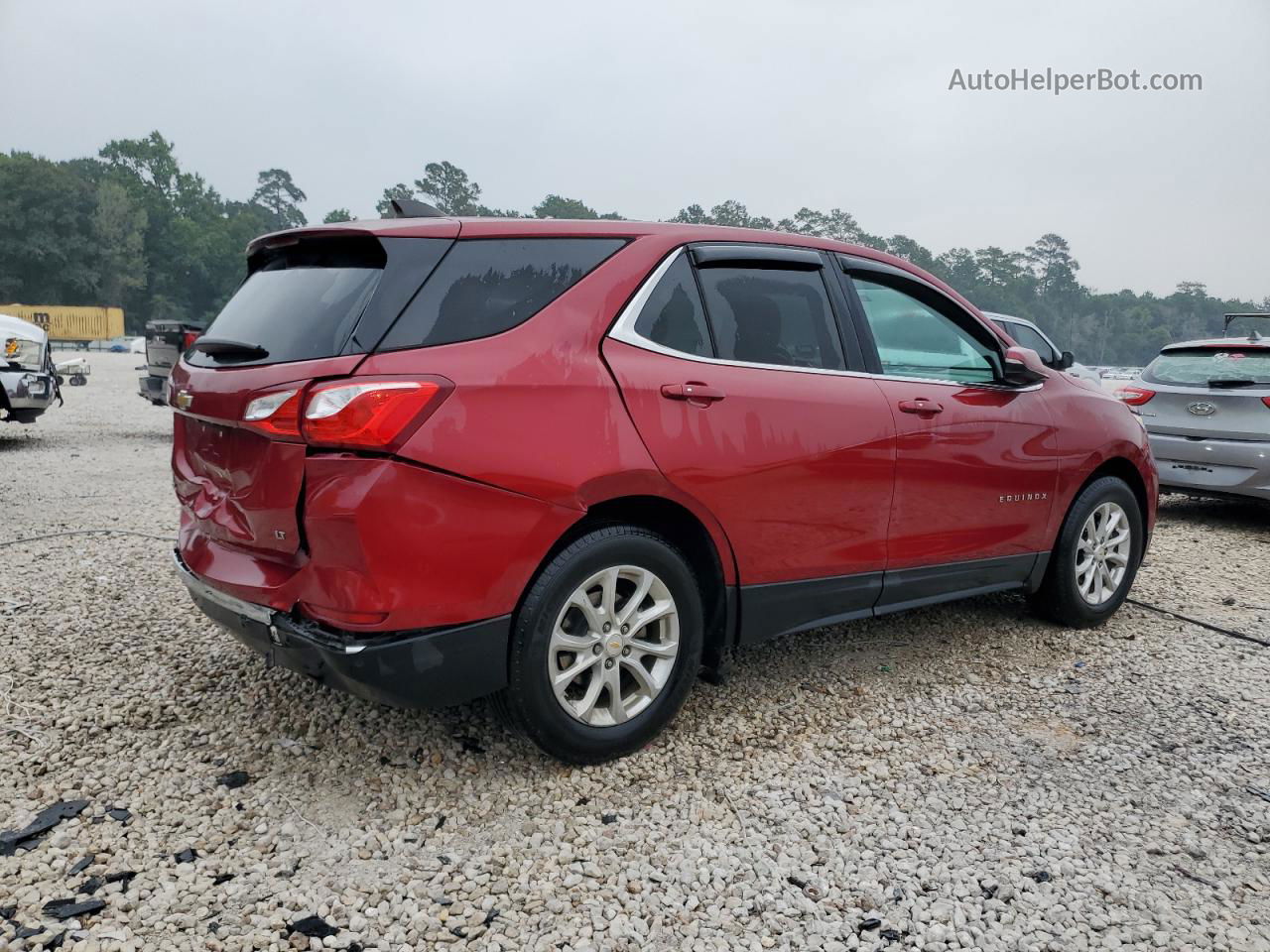 2019 Chevrolet Equinox Lt Red vin: 2GNAXKEV7K6254810