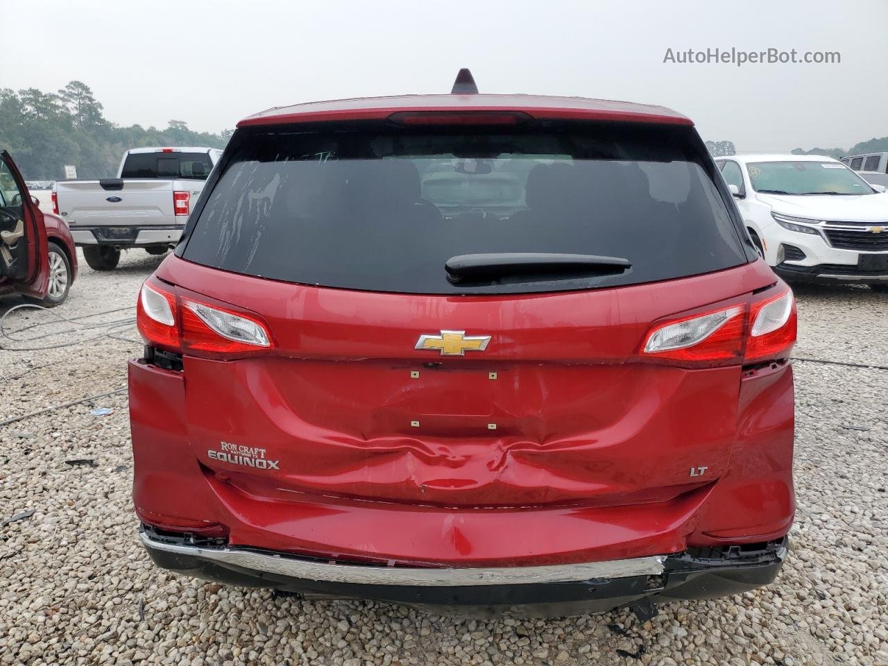 2019 Chevrolet Equinox Lt Red vin: 2GNAXKEV7K6254810