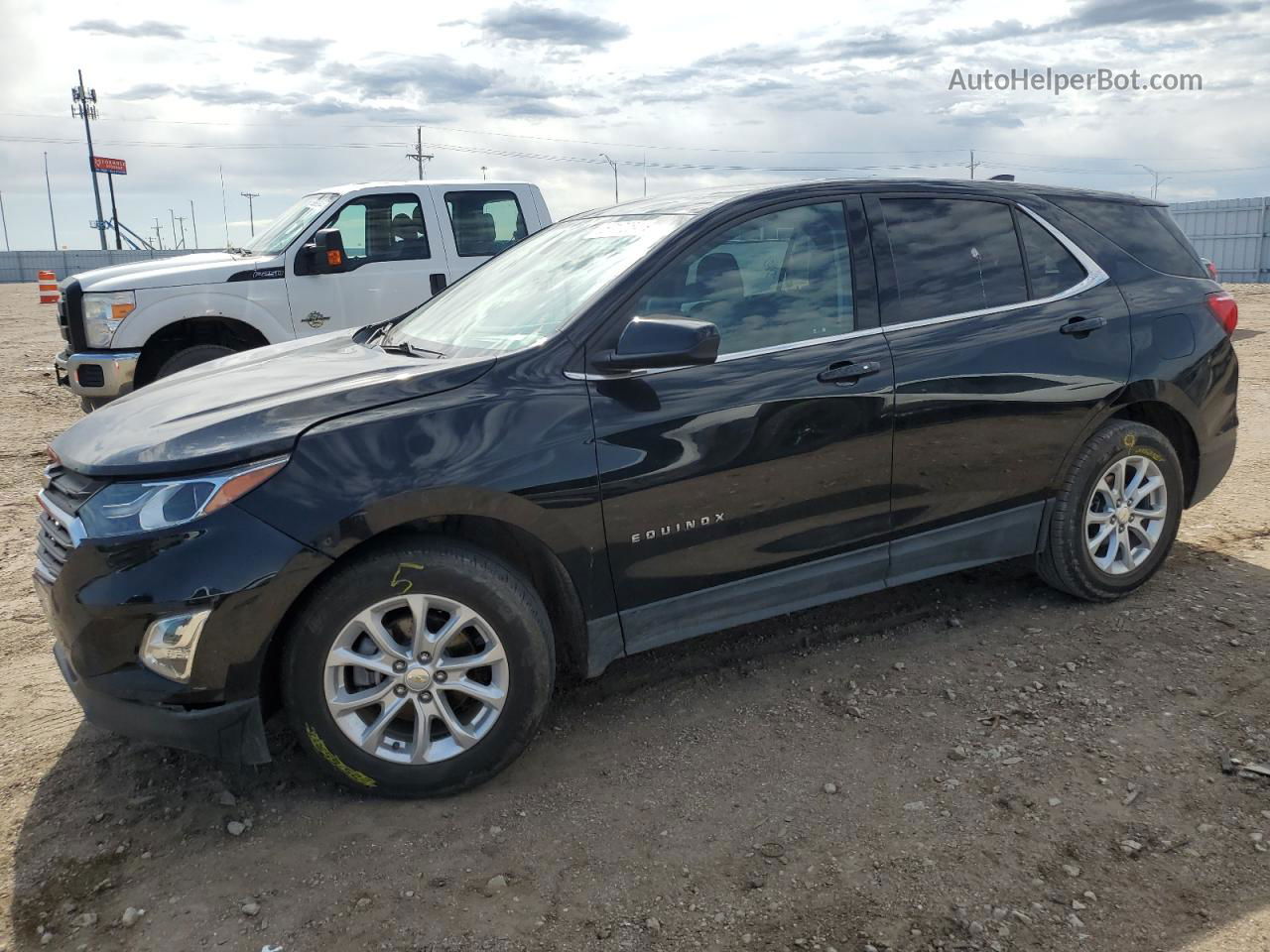 2020 Chevrolet Equinox Lt Черный vin: 2GNAXKEV7L6155146