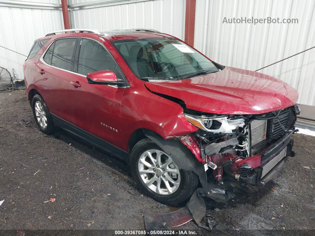 2020 Chevrolet Equinox Fwd Lt 1.5l Turbo Red vin: 2GNAXKEV7L6269230