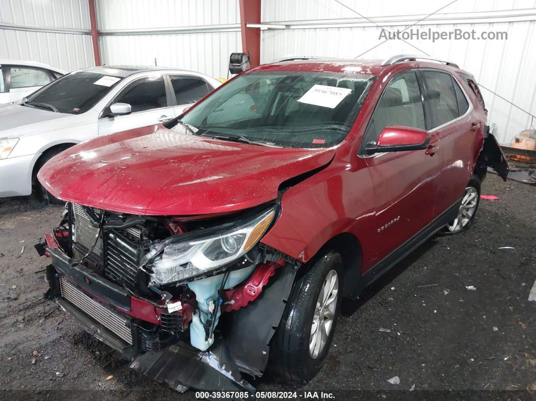 2020 Chevrolet Equinox Fwd Lt 1.5l Turbo Red vin: 2GNAXKEV7L6269230