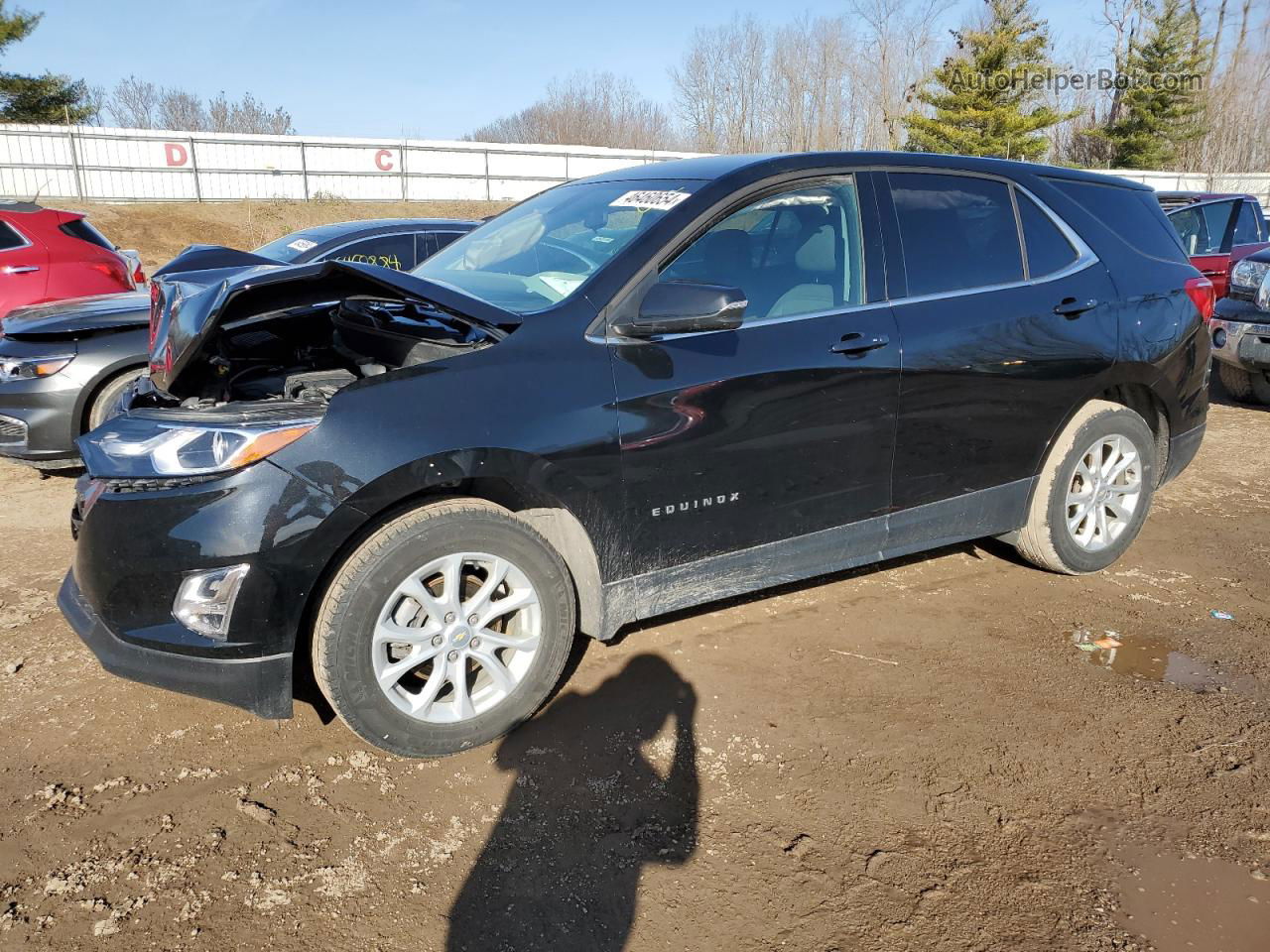 2019 Chevrolet Equinox Lt Black vin: 2GNAXKEV8K6173833