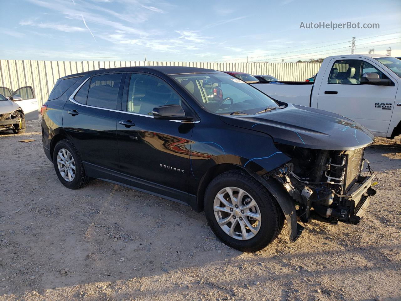 2019 Chevrolet Equinox Lt Black vin: 2GNAXKEV9K6125273