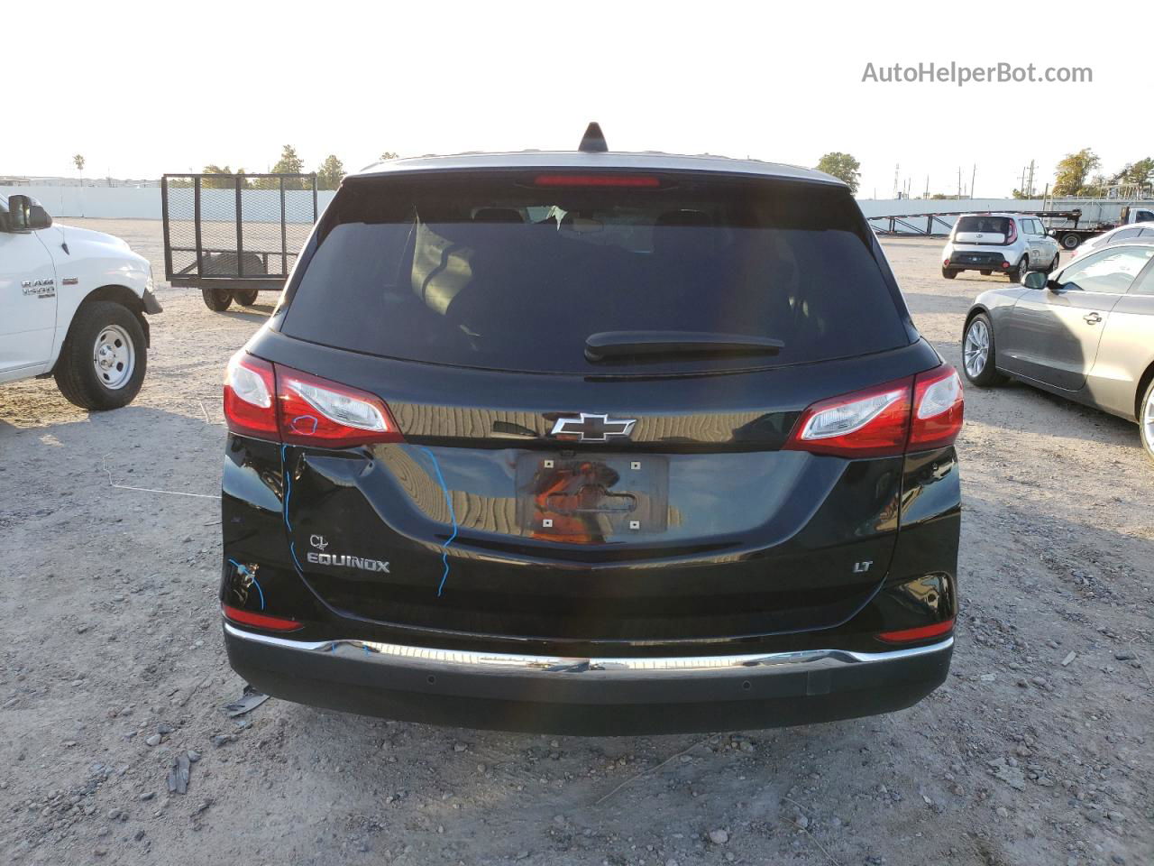 2019 Chevrolet Equinox Lt Черный vin: 2GNAXKEV9K6125273