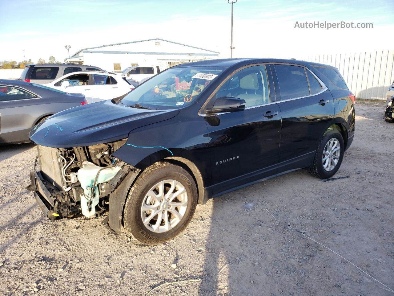 2019 Chevrolet Equinox Lt Black vin: 2GNAXKEV9K6125273