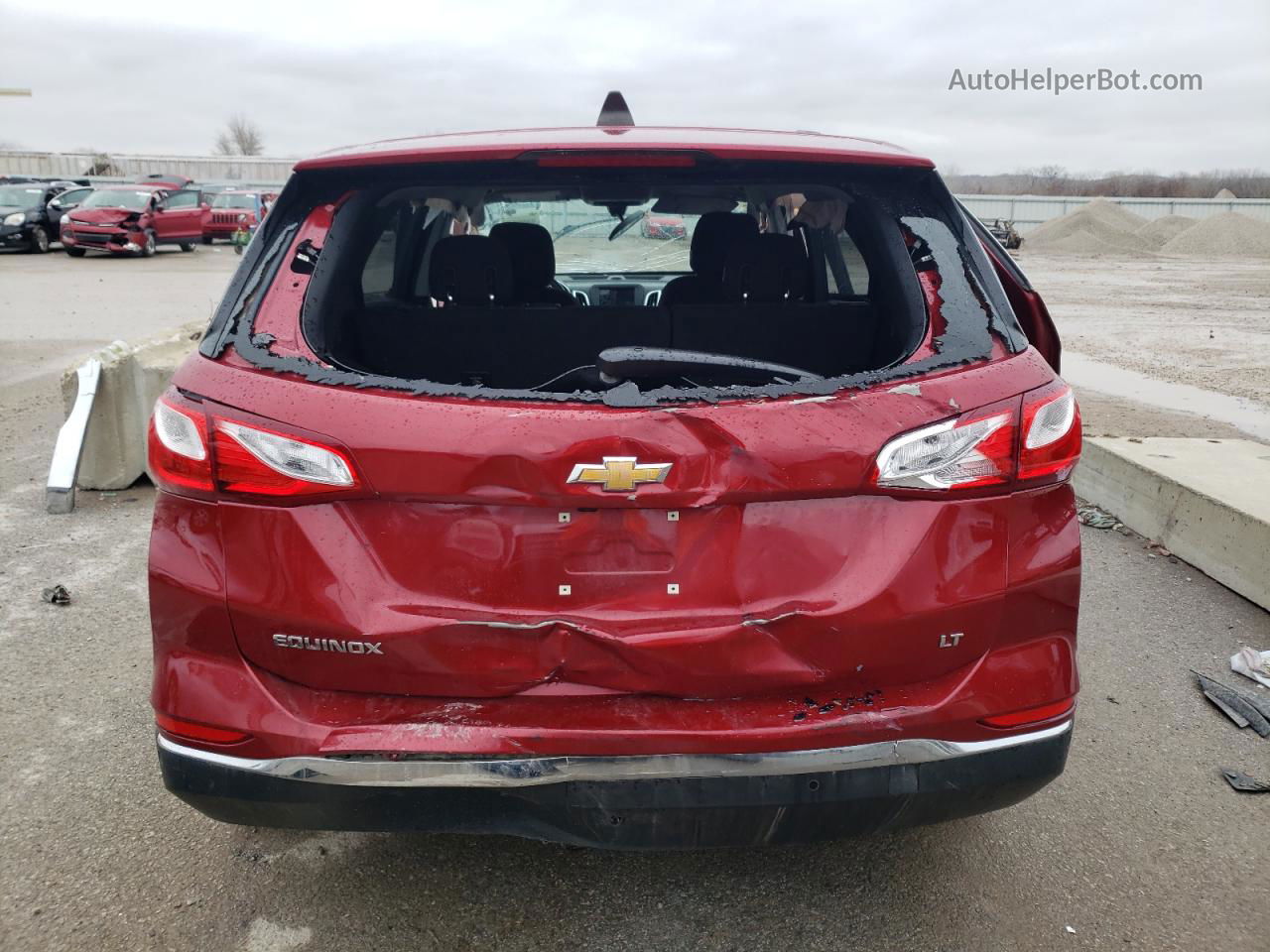 2019 Chevrolet Equinox Lt Burgundy vin: 2GNAXKEV9K6159293