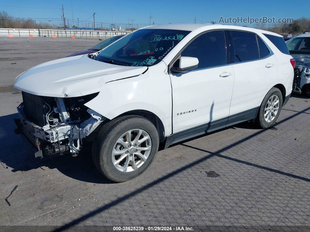 2019 Chevrolet Equinox Lt White vin: 2GNAXKEV9K6205642