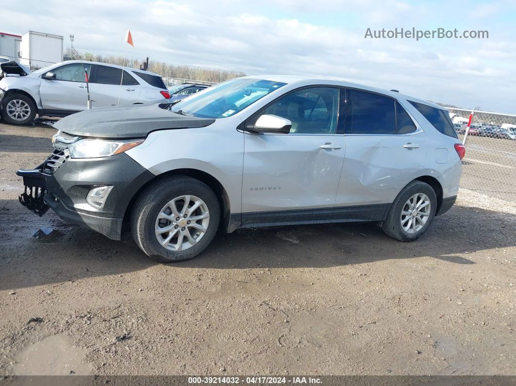 2019 Chevrolet Equinox Lt Silver vin: 2GNAXKEV9K6211361