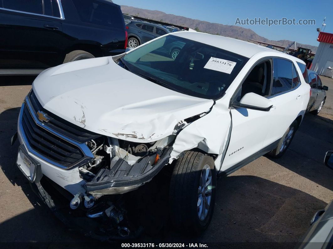 2020 Chevrolet Equinox Fwd Lt 1.5l Turbo White vin: 2GNAXKEV9L6217114