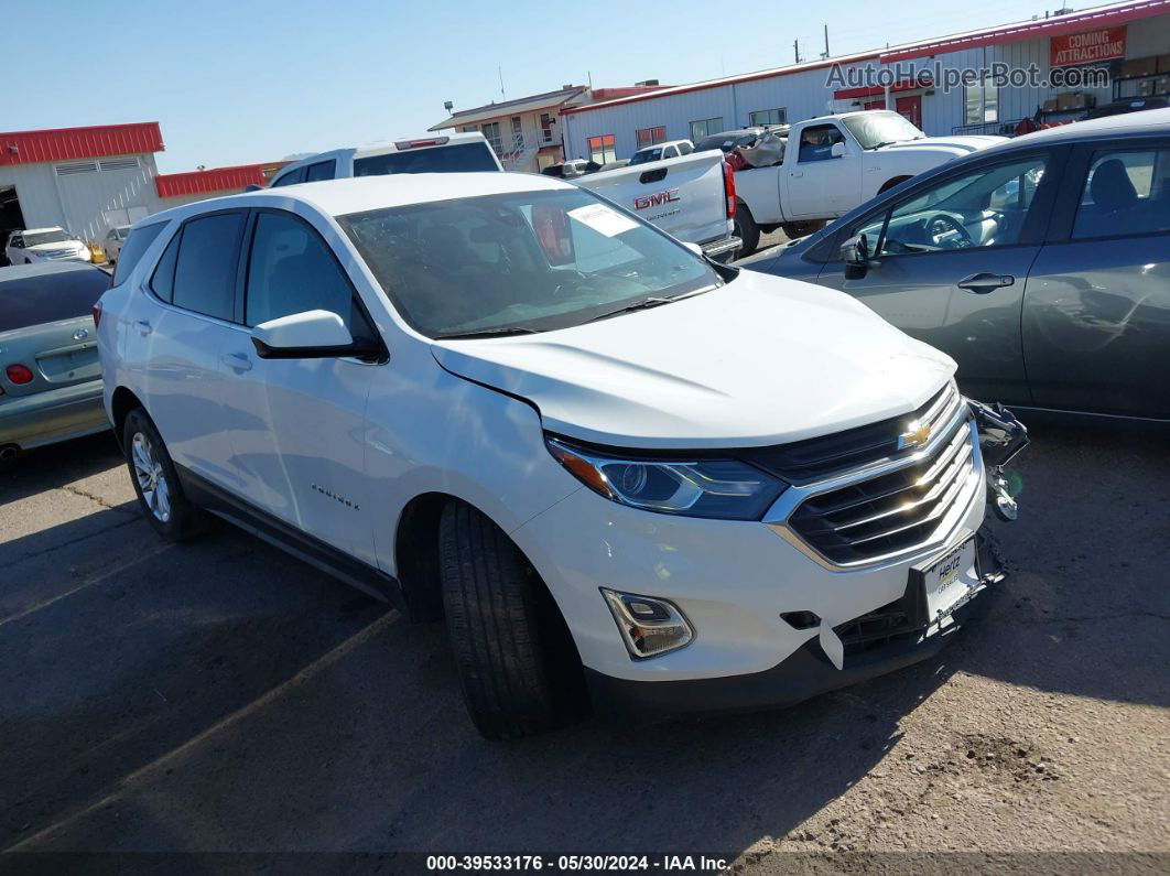 2020 Chevrolet Equinox Fwd Lt 1.5l Turbo White vin: 2GNAXKEV9L6217114