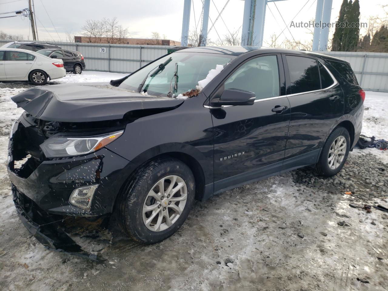 2019 Chevrolet Equinox Lt Черный vin: 2GNAXKEVXK6236026