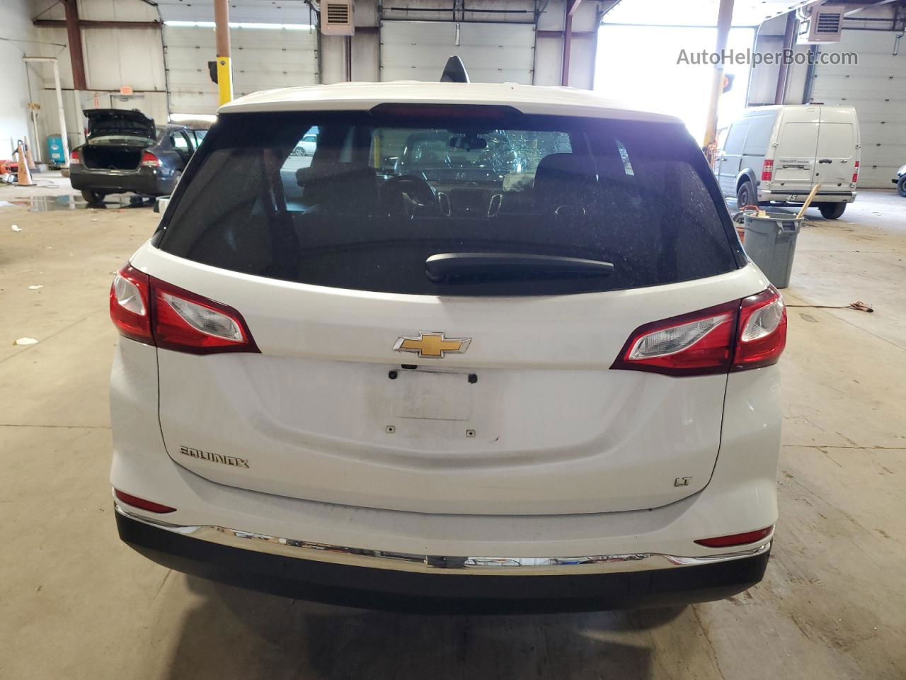 2019 Chevrolet Equinox Lt White vin: 2GNAXKEVXK6283864