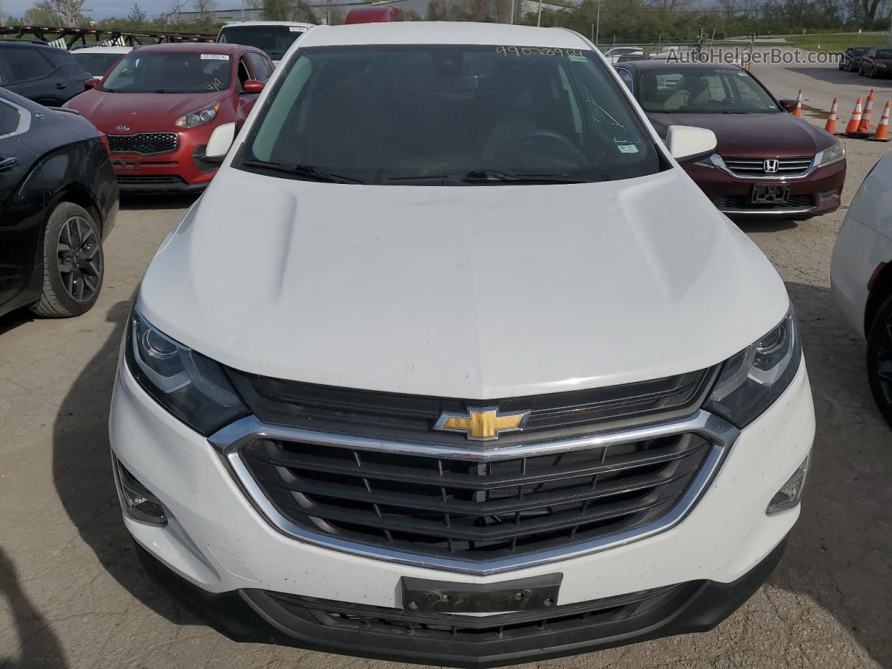 2020 Chevrolet Equinox Lt White vin: 2GNAXKEVXL6147669