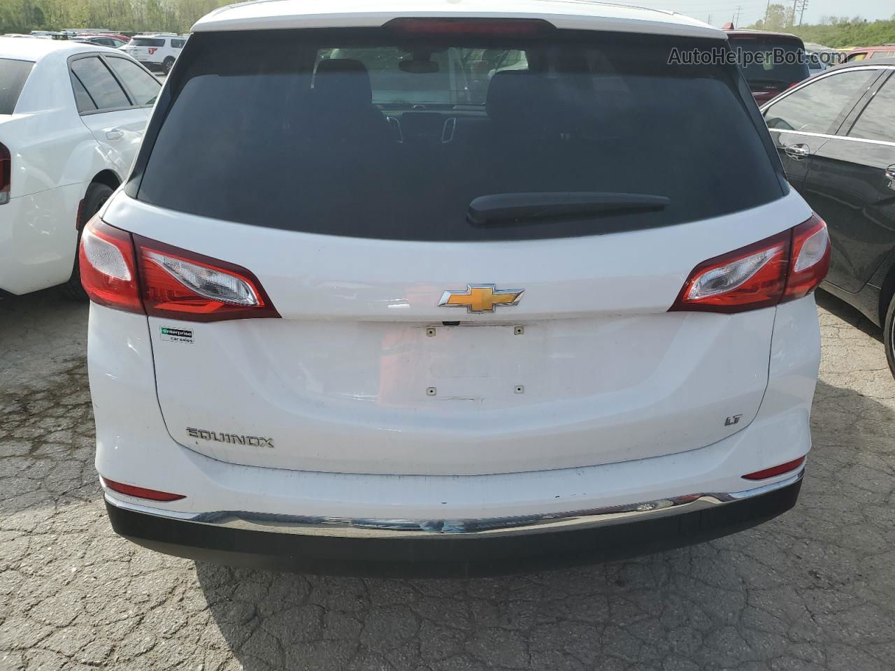 2020 Chevrolet Equinox Lt White vin: 2GNAXKEVXL6147669