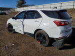 2018 Chevrolet Equinox Lt White vin: 2GNAXKEX1J6338363