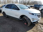 2018 Chevrolet Equinox Lt White vin: 2GNAXKEX1J6338363