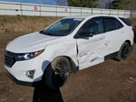 2018 Chevrolet Equinox Lt White vin: 2GNAXKEX1J6338363