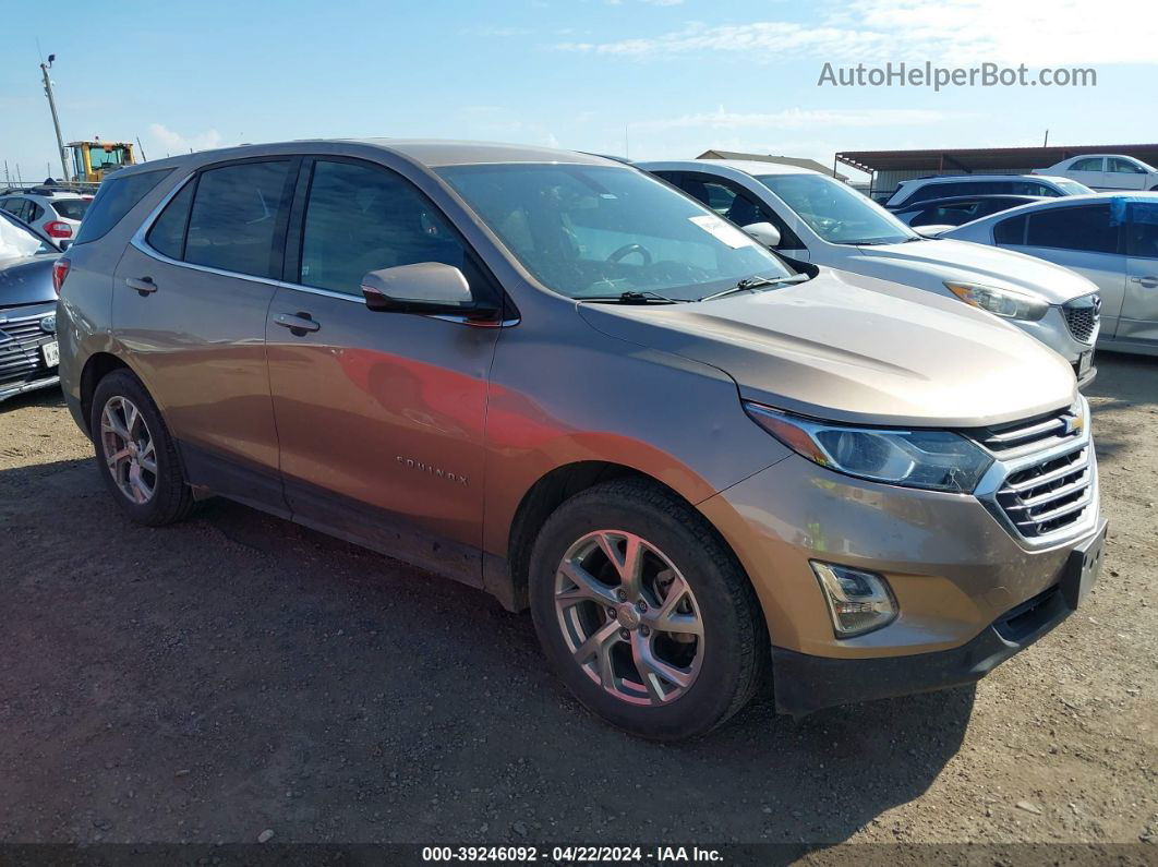 2018 Chevrolet Equinox Lt Brown vin: 2GNAXKEX3J6217642